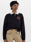 Dapplebay Prep Polo Sweater-Black