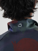 Dapplebay Abstract Horses 1/4 Zip SS Riding Top