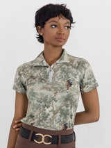 Dapplebay Hunt Tapestry 1/4 Zip SS Riding Top