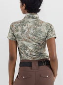 Dapplebay Hunt Tapestry 1/4 Zip SS Riding Top