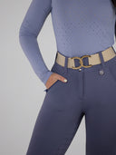Dapplebay Hybrid Silicone Full Seat Breeches-Purple Dusk