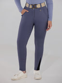 Dapplebay Hybrid Silicone Full Seat Breeches-Purple Dusk