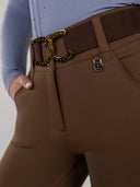 Dapplebay Hybrid Silicone Full Seat Breeches-Chestnut