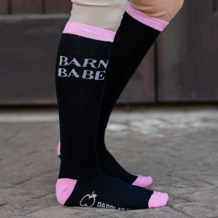 Dapplebay Knit Boot Socks - Barn Babe