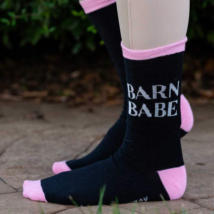 Dapplebay Knit Crew Socks - Barn Babe