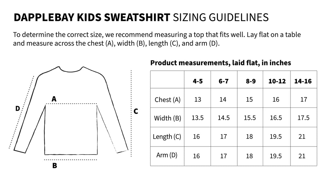 Dapplebay Kid's Trick Or Treat Sweatshirt