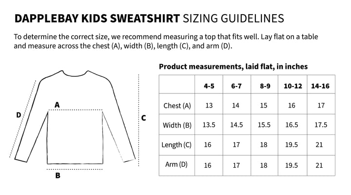 Dapplebay Kid's Trick Or Treat Sweatshirt