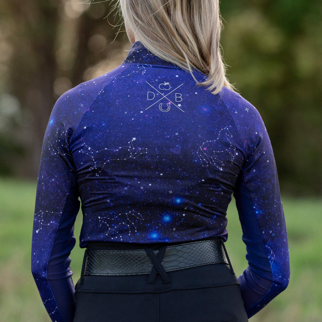 Dapplebay Constellation 1/4 Zip Light Riding Top