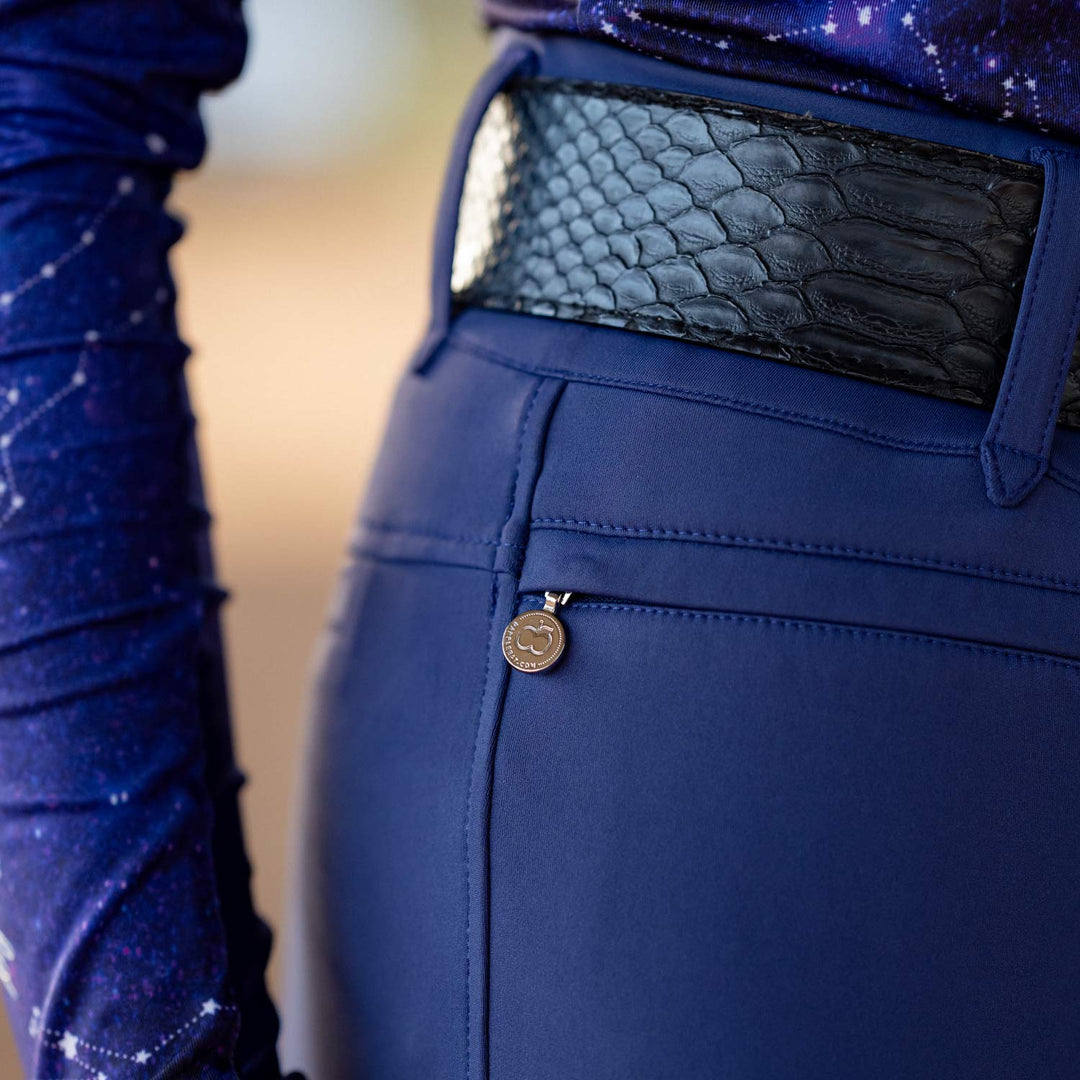 Dapplebay Constellation Compression Full Seat Breeches- Navy