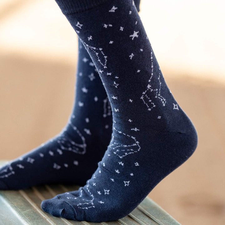 Dapplebay  Knit Crew Socks-Constellation