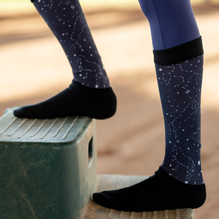 Dapplebay  Slick Boot Socks-Constellation