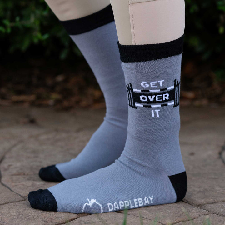 Dapplebay Knit Crew Socks - Get Over It