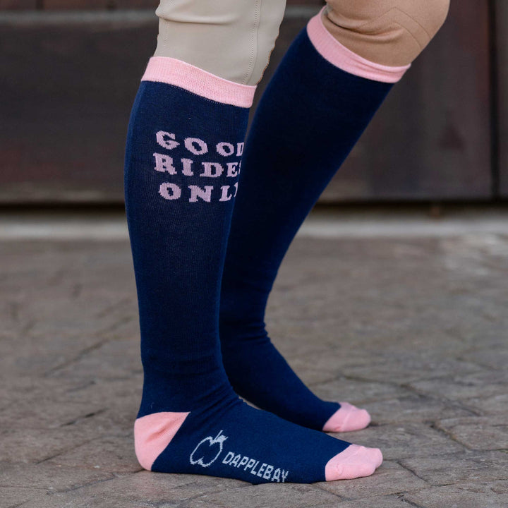 Dapplebay Knit Boot Socks - Good Rides Only