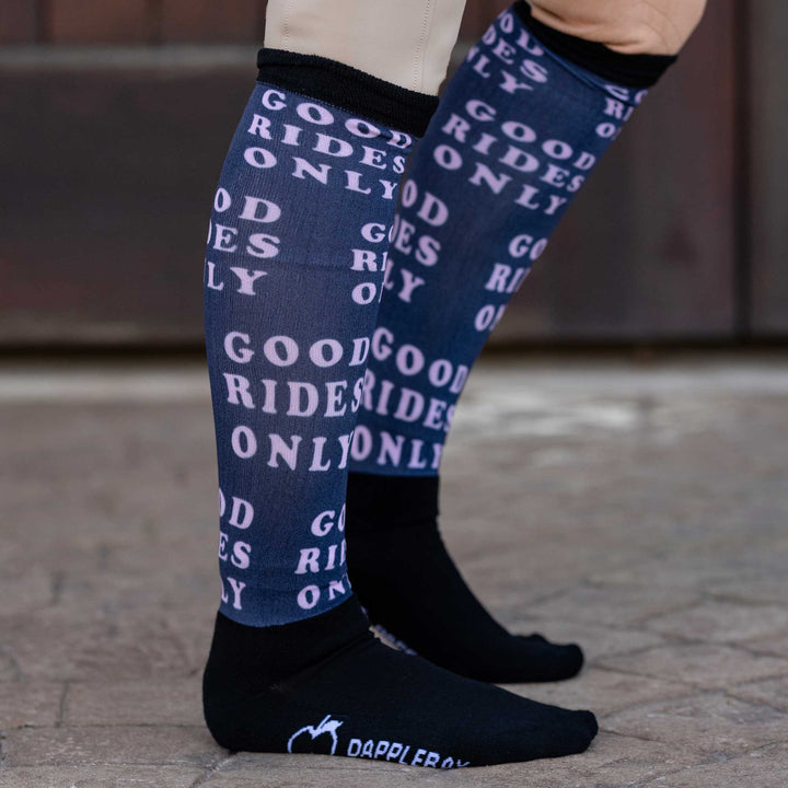 Dapplebay Slick Boot Socks - Good Rides Only