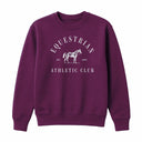 Dapplebay Equestrian Athletic Club Sweatshirt Kids - Plum