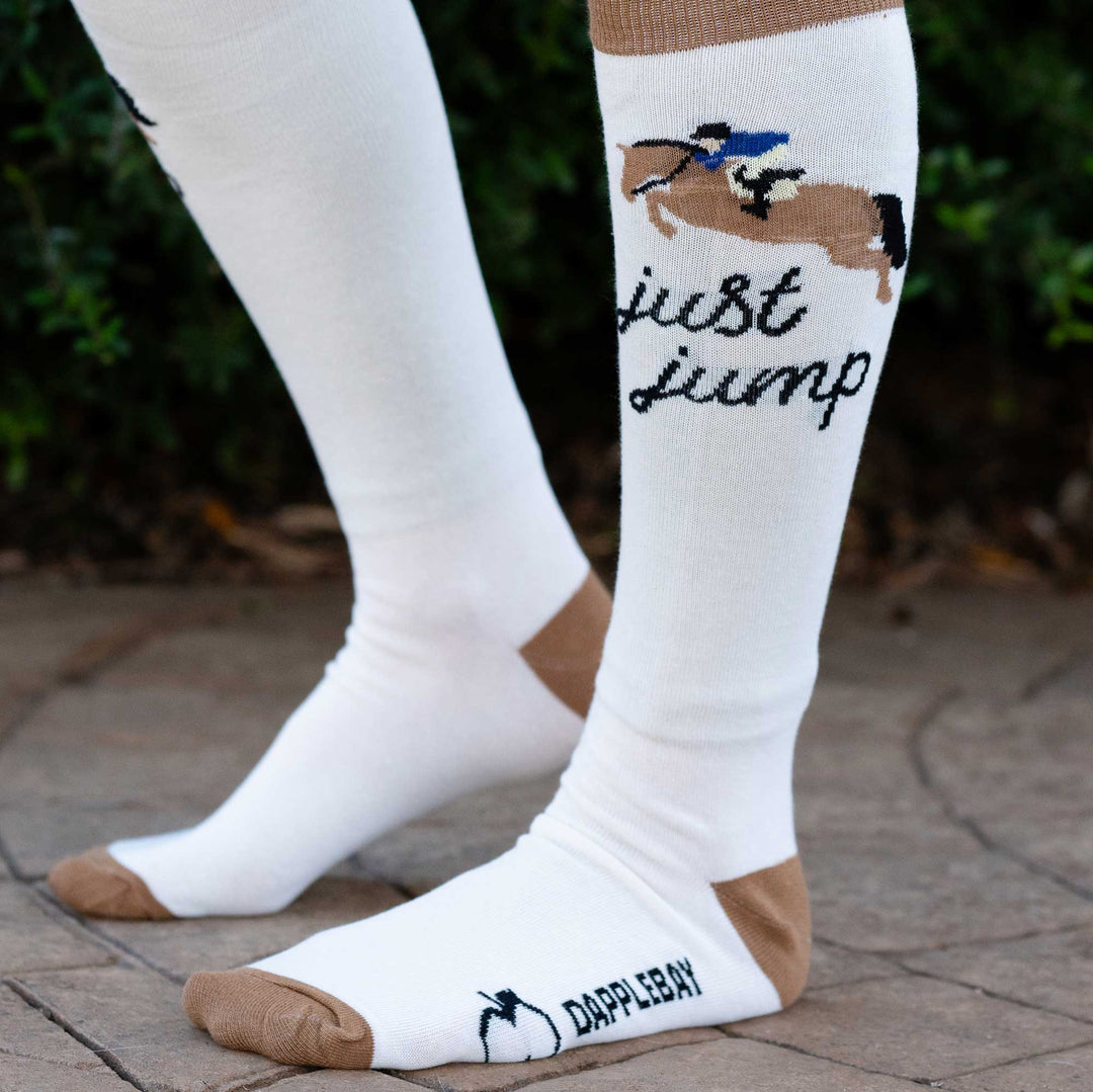 Dapplebay Knit Boot Socks - Just Jump