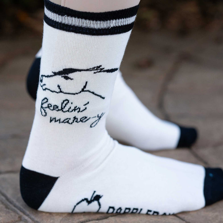 Dapplebay Knit Crew Socks - Feelin' Mare-y