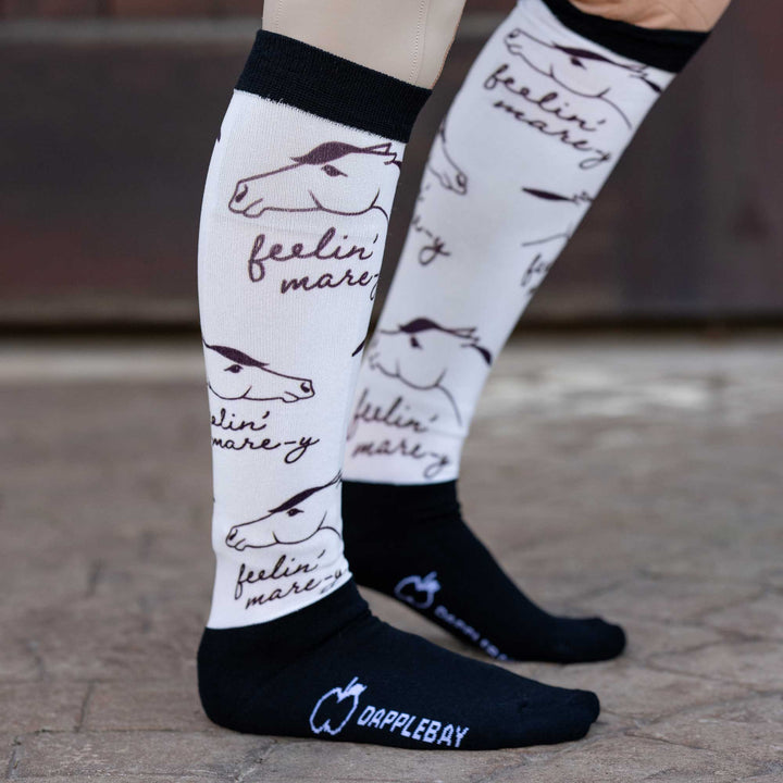 Dapplebay Slick Boot Socks - Feelin' Mare-y