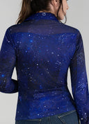 Dapplebay Constellation Western Shirt-Navy/Multi