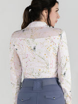 Dapplebay Dragonfly Meadow Western Riding Top - Light Pink