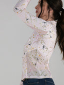 Dapplebay Dragonfly Meadow Western Riding Top - Light Pink