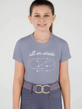 Dapplebay Kids All In Stride Tee-Moonrise