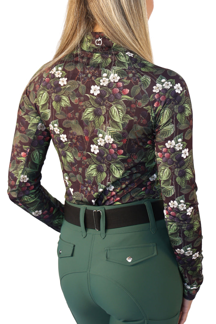 Dapplebay Blackberry Daze 1/4 Zip Riding Top