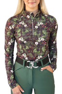 Dapplebay Blackberry Daze 1/4 Zip Riding Top
