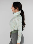 Dapplebay Dragonfly Meadow 1/4 Zip Riding Top - Long Sleeve