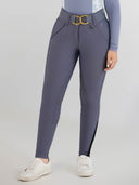 Dapplebay Sport Silicone Full Seat Breeches-Purple Dusk