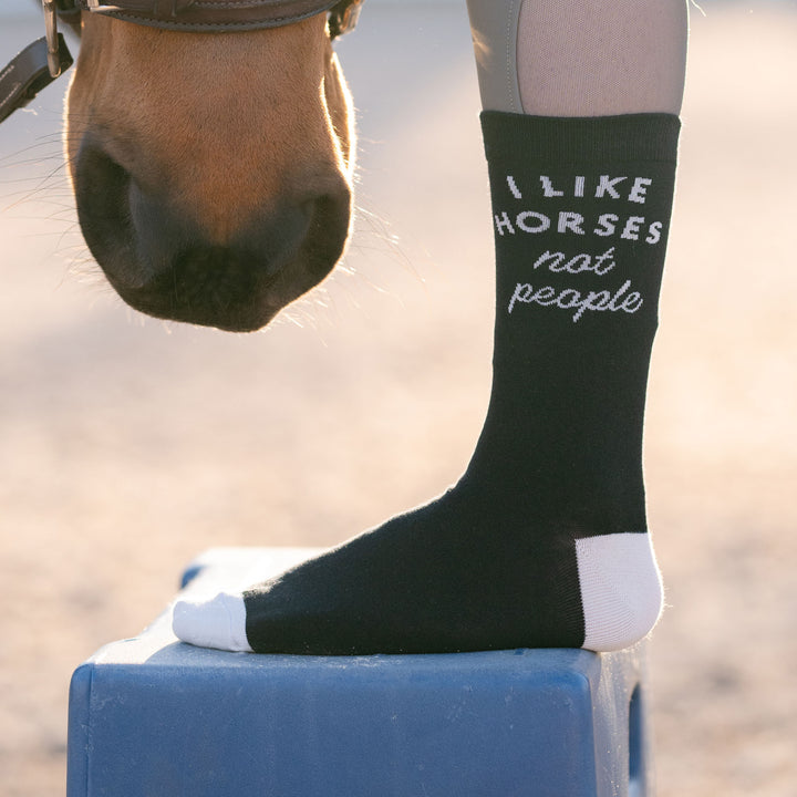 I Like Horses Crew Socks