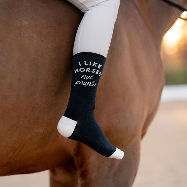 I Like Horses Crew Socks