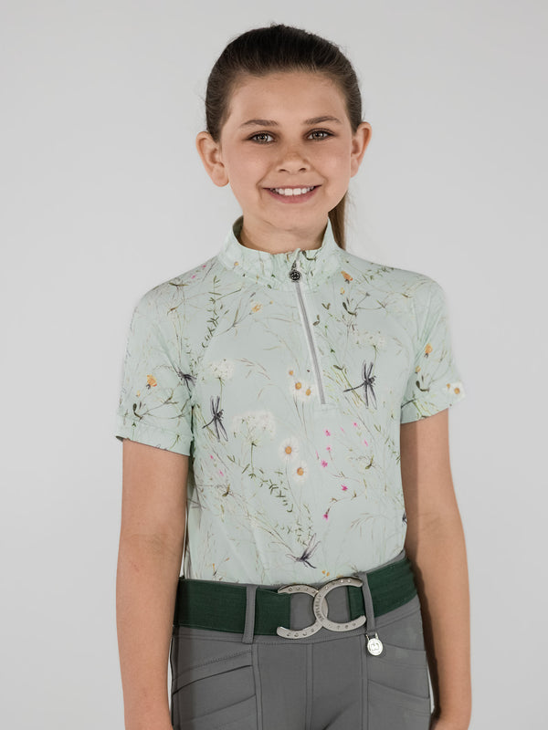 Dapplebay Kids Dragonfly Meadow 1/4 Zip - Short Sleeve