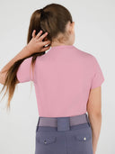 Dapplebay Kids Horse Girl Tee-Ballet Pink