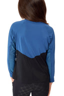 Dapplebay Lady Kid's 1/4 Riding Top - Bright Navy