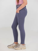 Dapplebay Kids Essential Silicone Full Seat Tights-Purple Dusk
