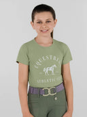 Dapplebay Kids Equestrian Athletic Club Tee-Sage