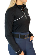 Dapplebay Lady 1/4 Riding Top - Black