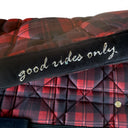 Dapplebay Holiday Plaid Jump Saddle Pad - Red