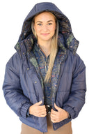 Dapplebay Reversible Puffer Jacket - Navy