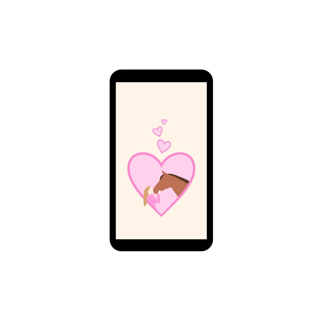 Phone Wallpaper - You Make My Heart Gallop