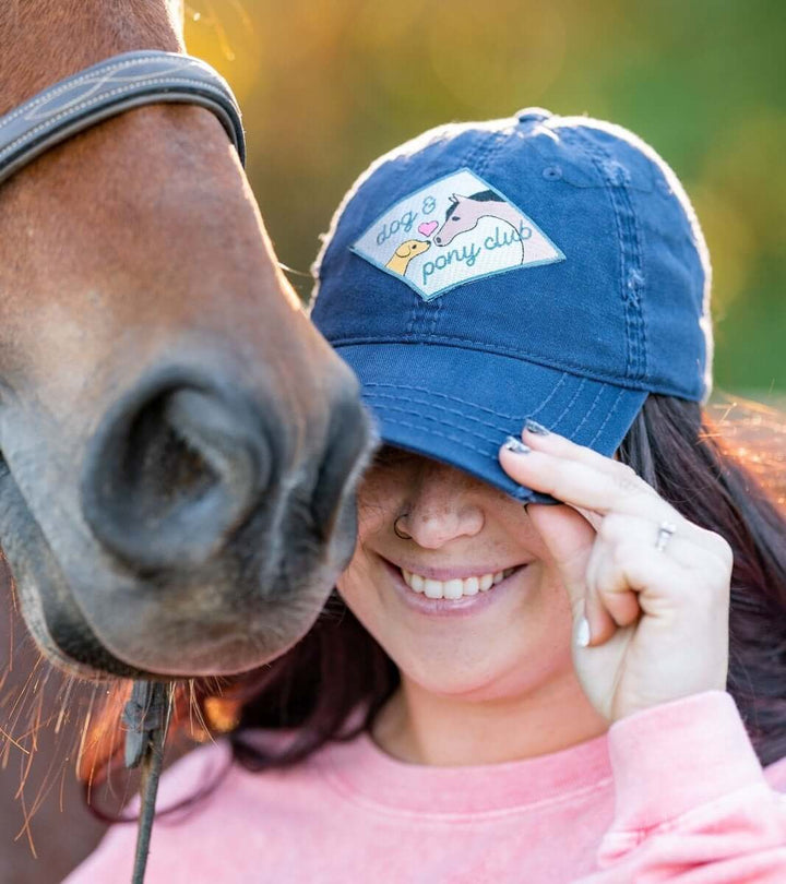 Equestrian Hat - Dog & Pony Club - Distressed Barn Hat