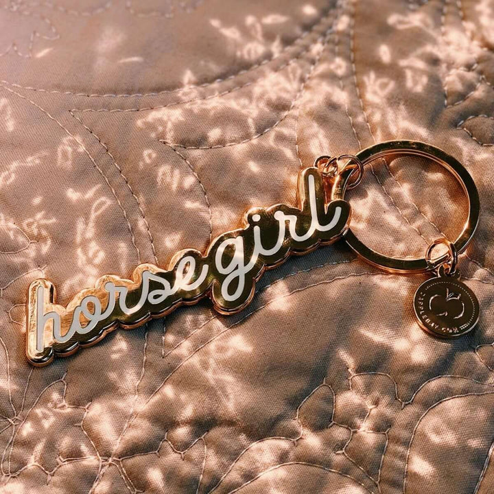 Horse Girl - Keychain | Equestrian Keychains - Horse Keychains and Keyrings for Horse Lovers