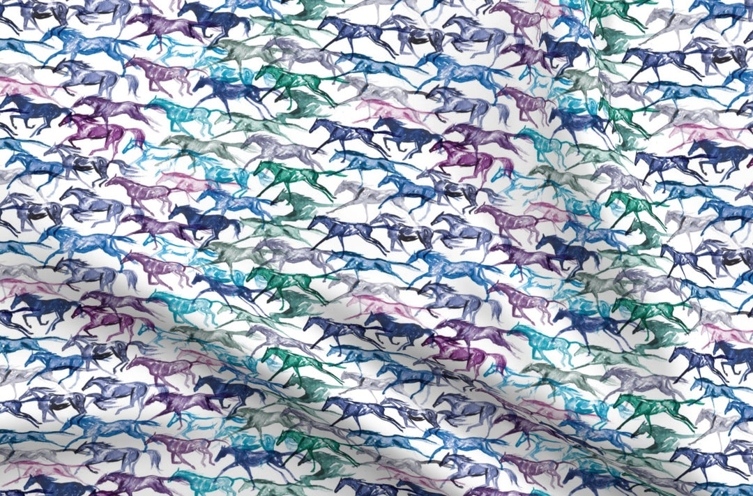 "Colorful Gallop" Fabric