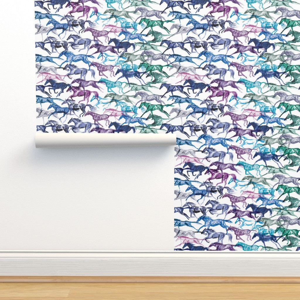 "Colorful Gallop" Wallpaper