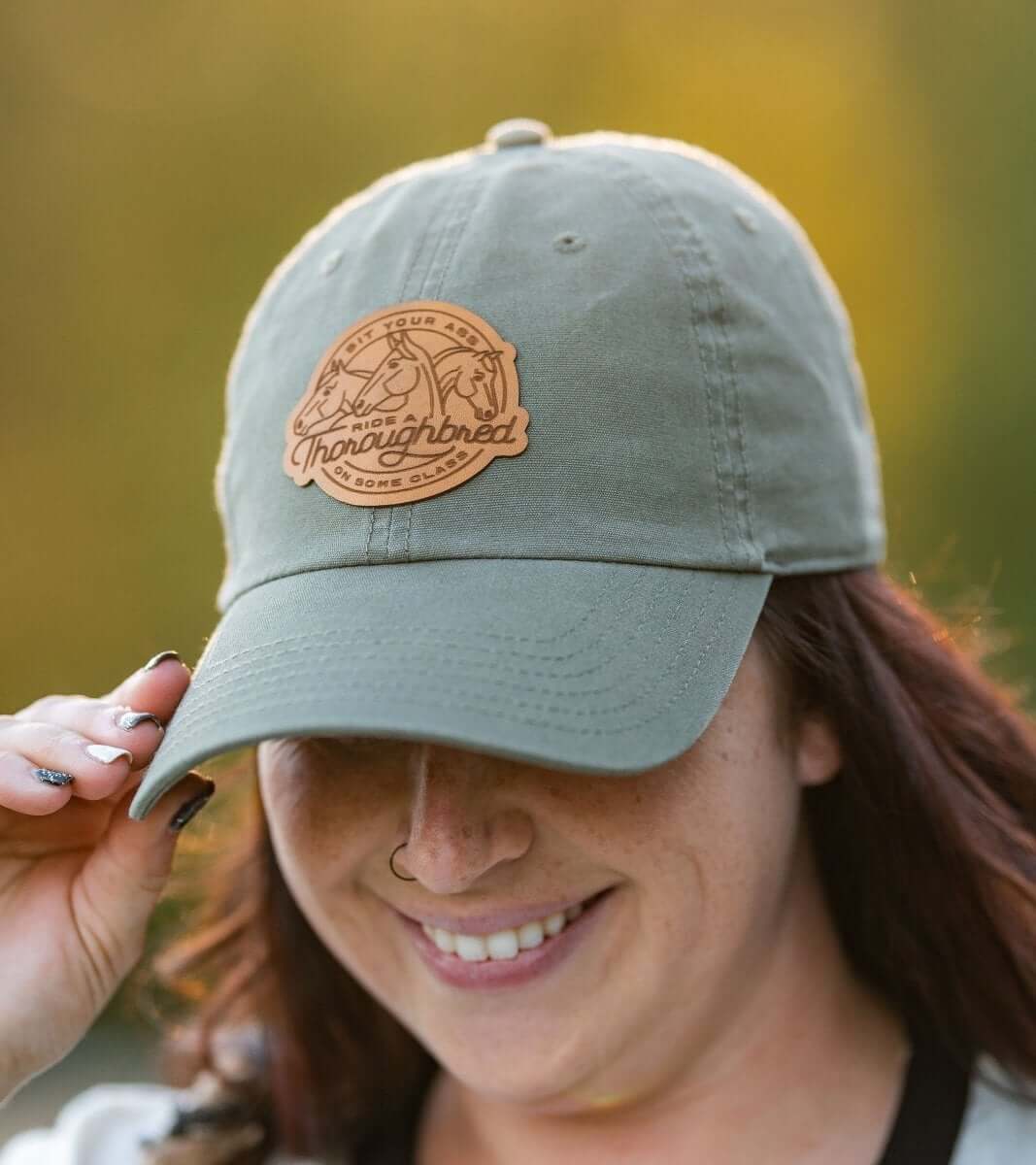 Ladies equestrian cheap baseball caps